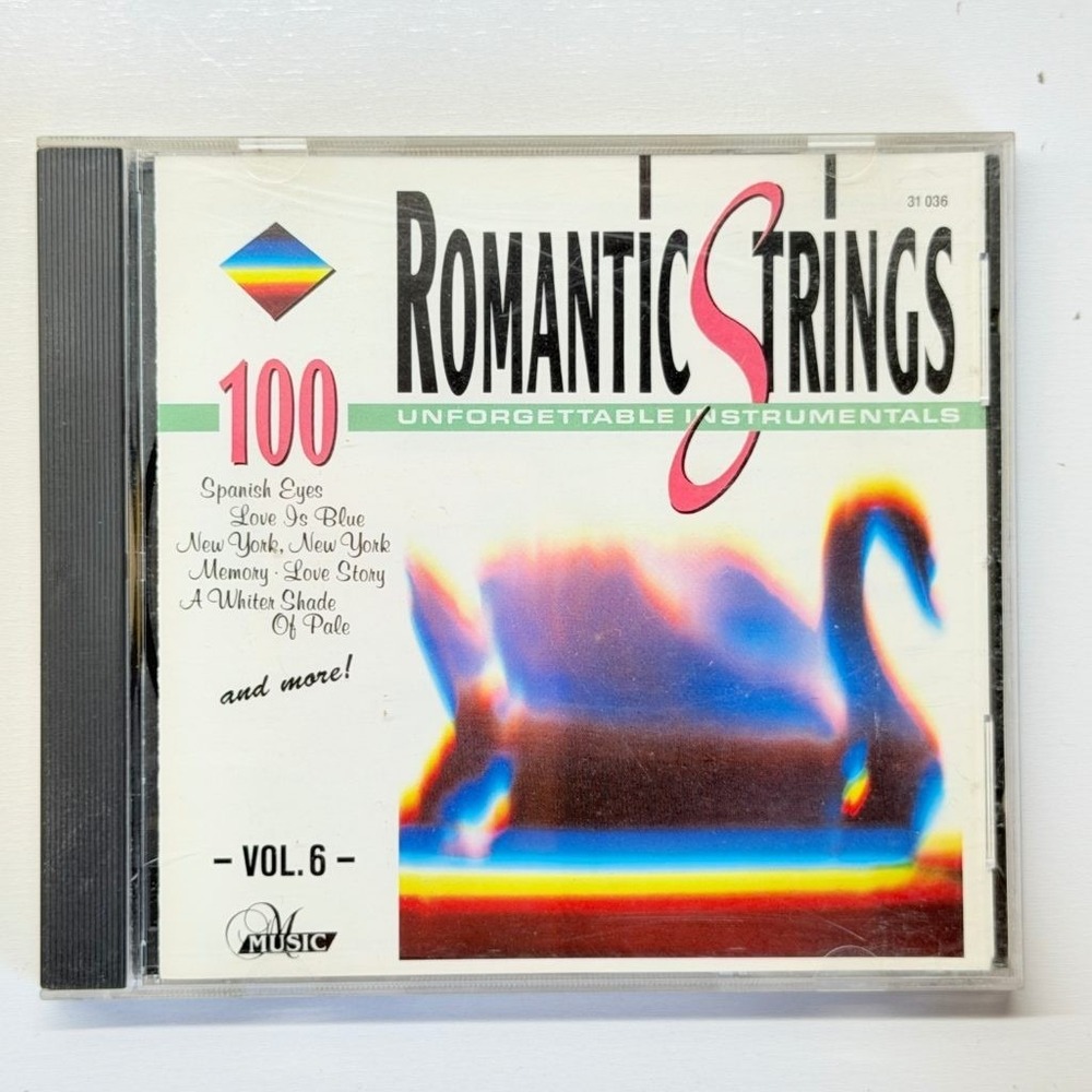 Romantic Strings Vol 6 CD 100 Unforgettable Instrumentals M Music 31036 1993 USA